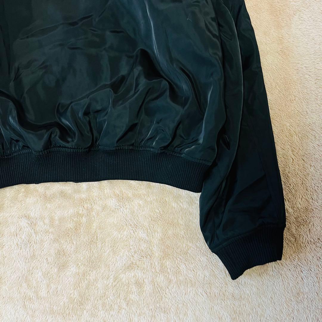 めいちゃん MA-1 歌い手 めいちゃん ジャンパー ブルゾン ブラック フリー