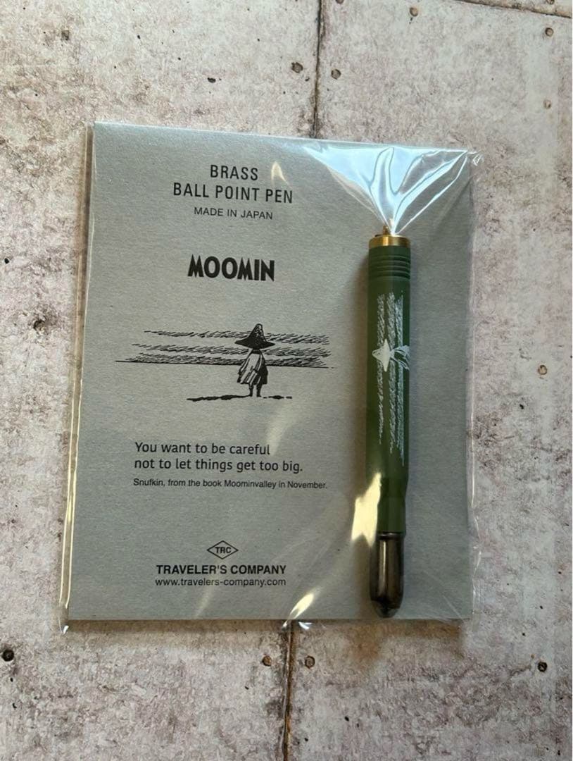 トラベラーズカンパニー　Moomin 真鍮ボールペン