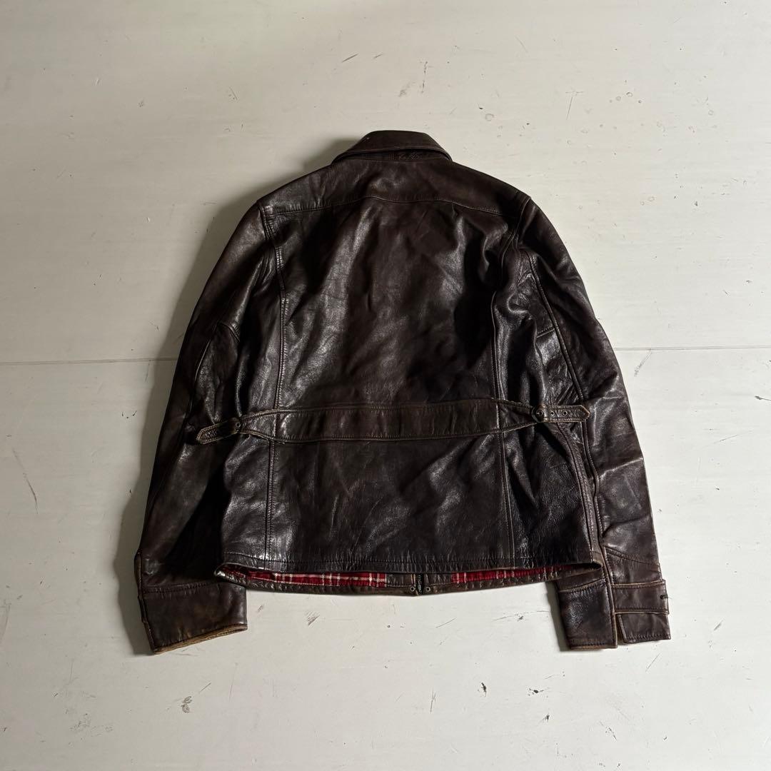こ*ん様 00's vintage blackmeans レザージャケット アー