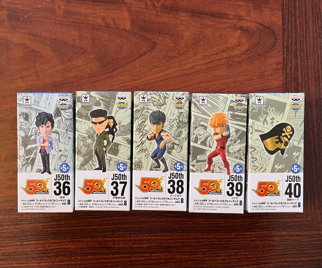 d*g様 【箱未開封】ジャンプ 50周年 ワールドコレクタブルフィギュアvol.