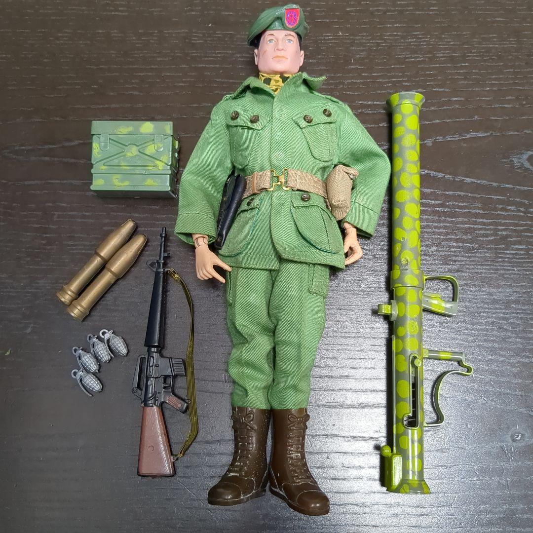 60年代　GIJOE グリーンベレー　フィギュア装備　GIジョー　ハスブロ