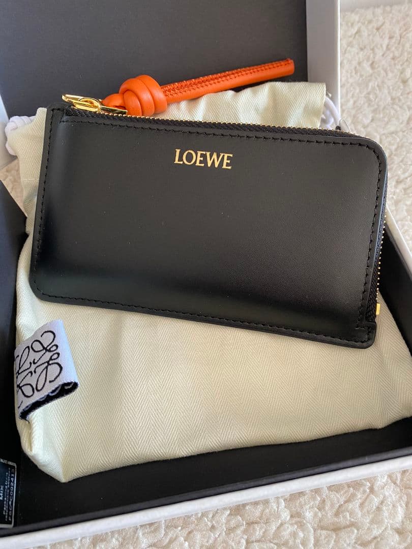 人気 ロエベ カードホルダー ミニ財布