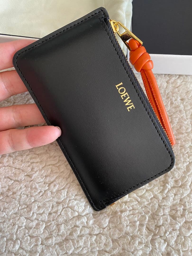 人気 ロエベ カードホルダー ミニ財布