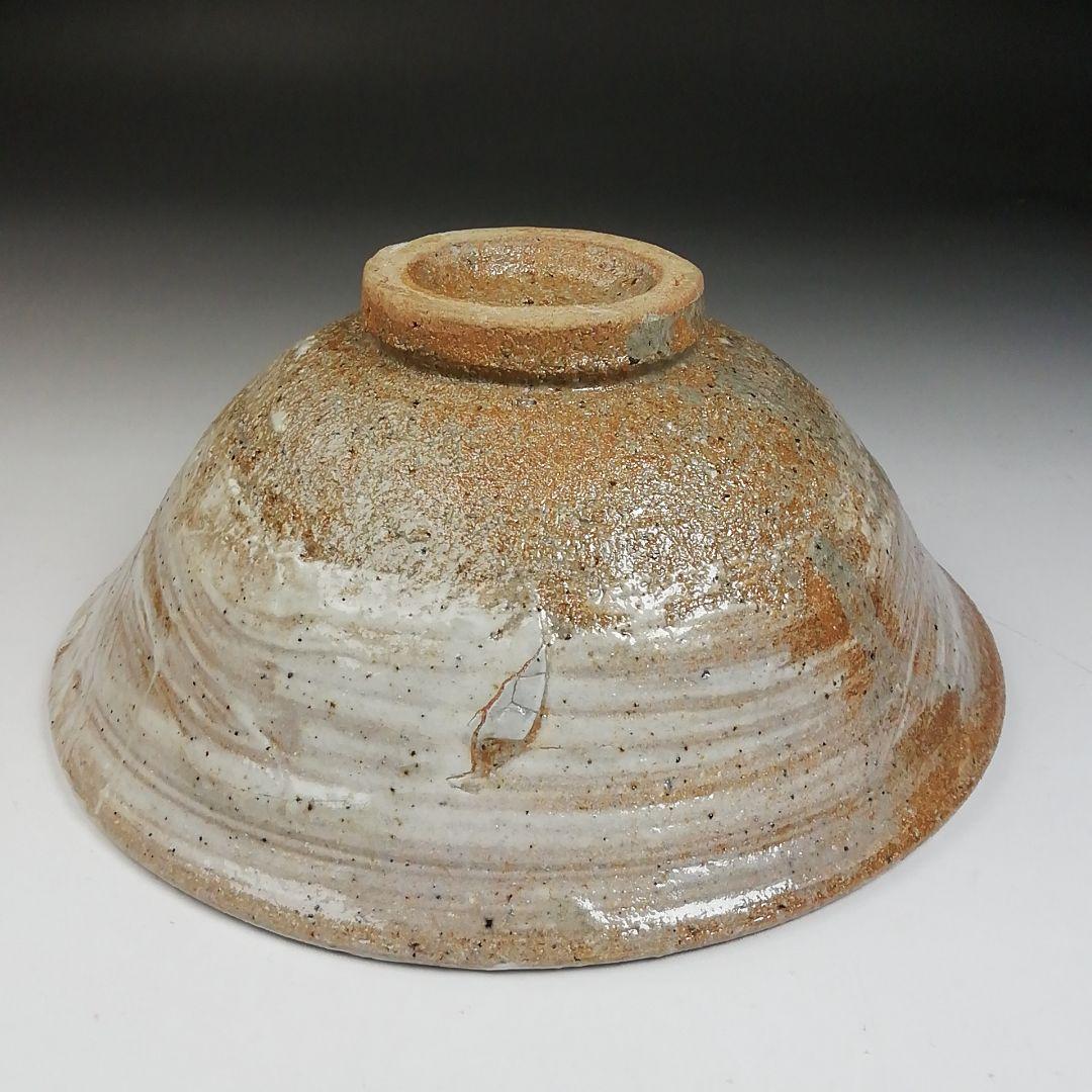 Ｗ５５　茶碗　『彫三島　刷毛目茶碗』『尾田一念 作』　共箱　抹茶碗　茶道具