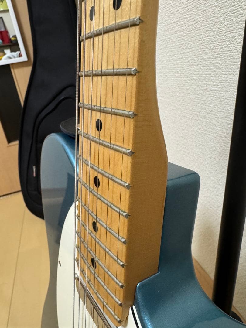 Fender エレキギター ブルー ギターケース付き　値下げ