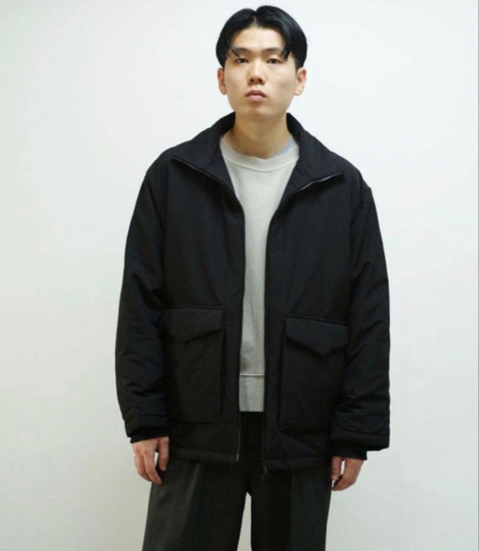 KAIKO PADDED BLOUSON パテッドブルゾン ブラック