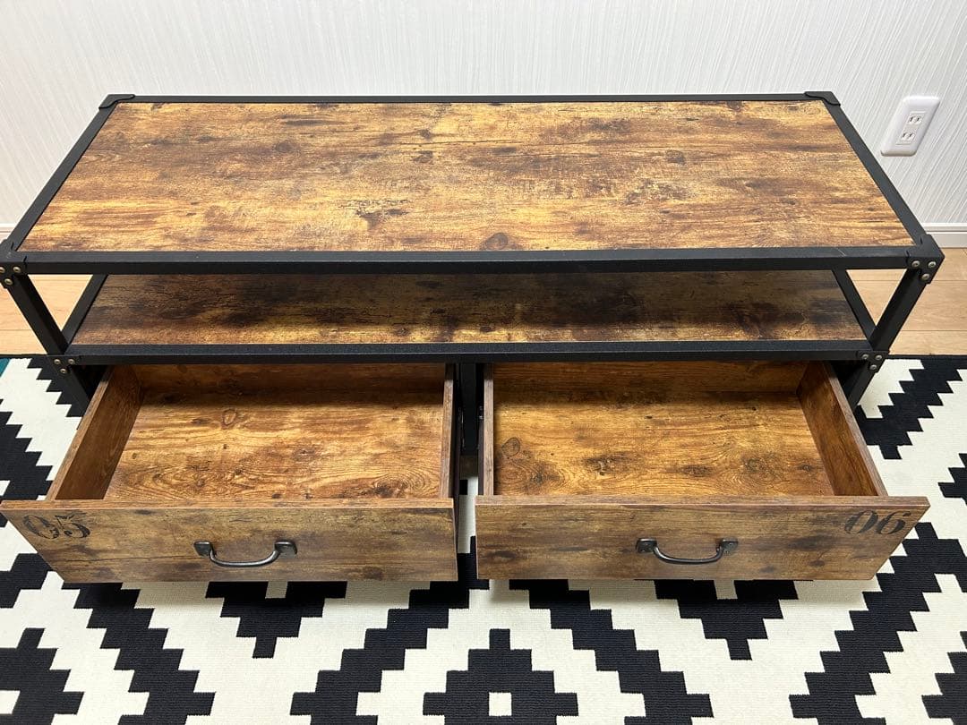 みーちん　インダストリアル　ヴィンテージスタイル テレビ台