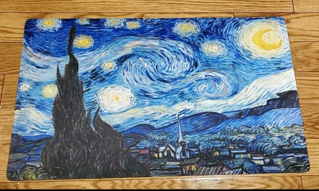 新品 星月夜 THE STARRY NIGHT ゴッホ プレイマット