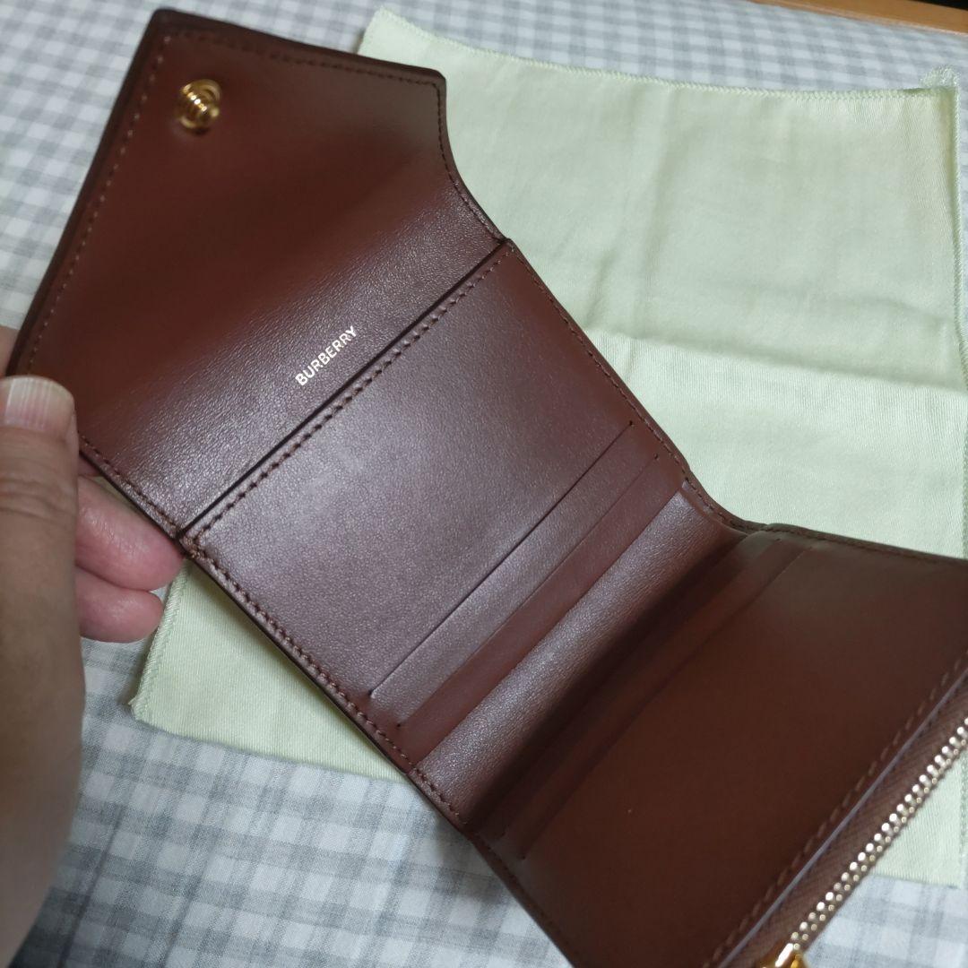 BURBERRY チェック柄 三つ折り財布