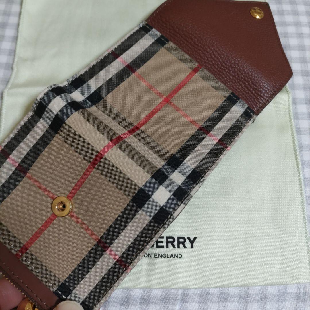 BURBERRY チェック柄 三つ折り財布