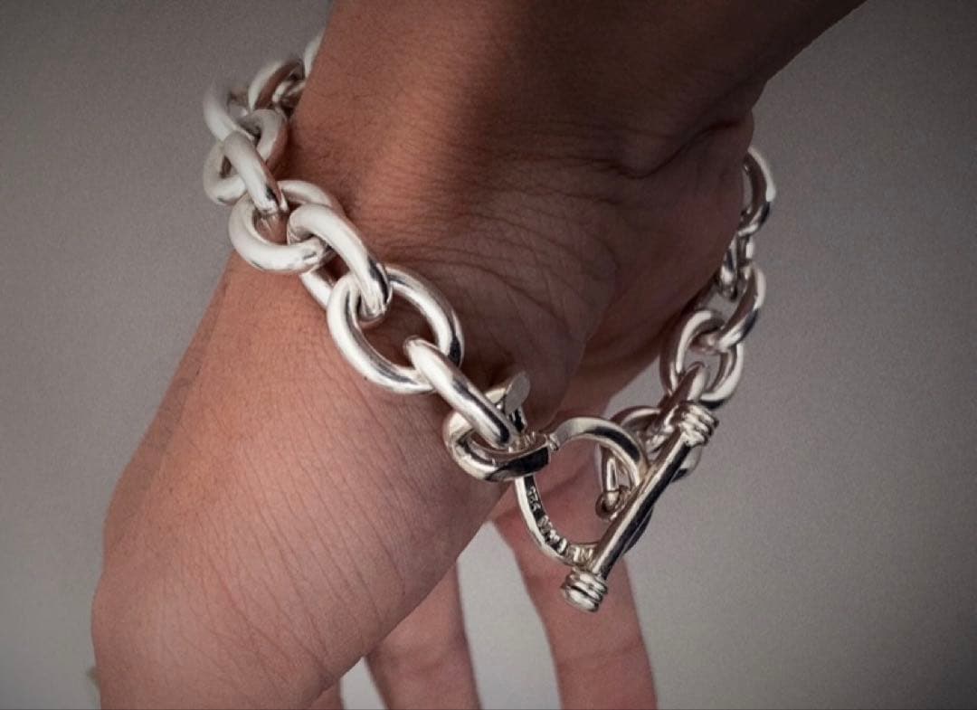 アクセサリー meian \"fat chain\" bracelet damagedone