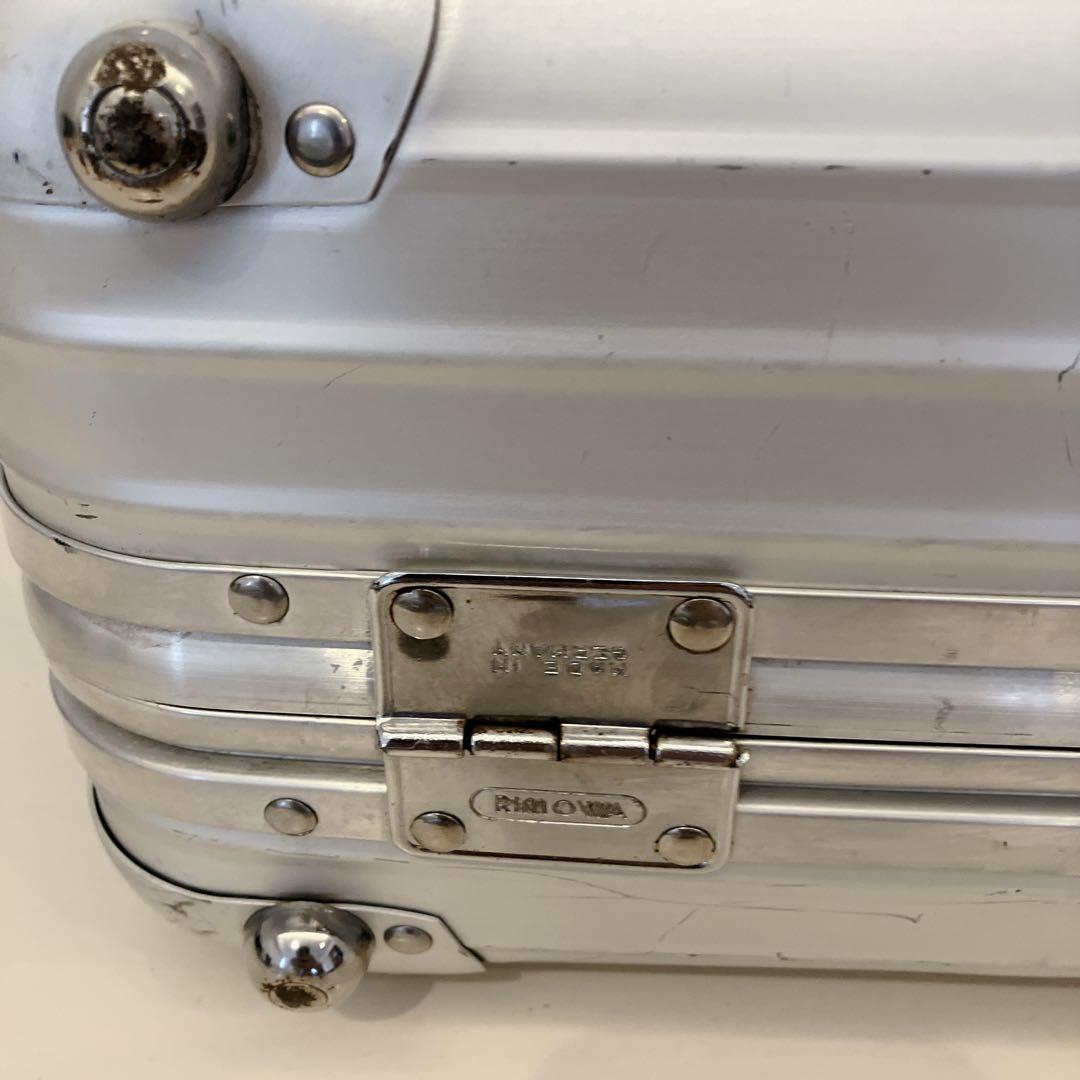 【廃盤・青ロゴ】RIMOWA リモワ　トパーズ　2本鍵付
