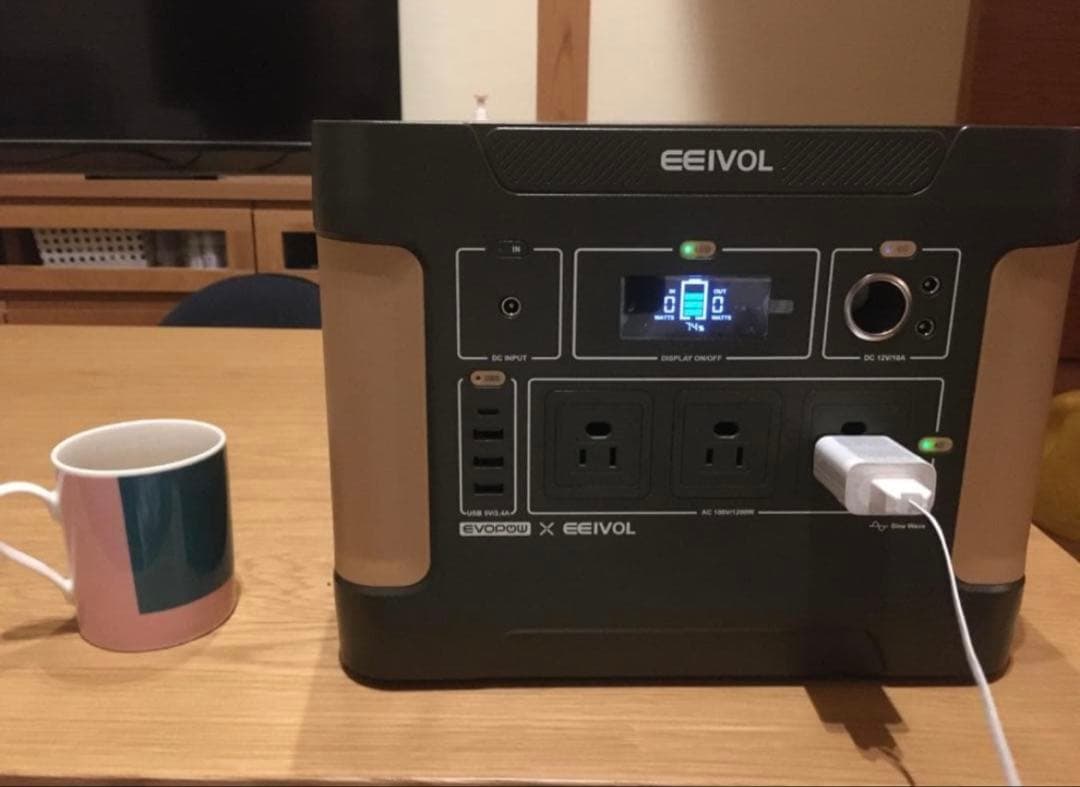 新品・E1500 ポータブル電源 1200W 1531Wh