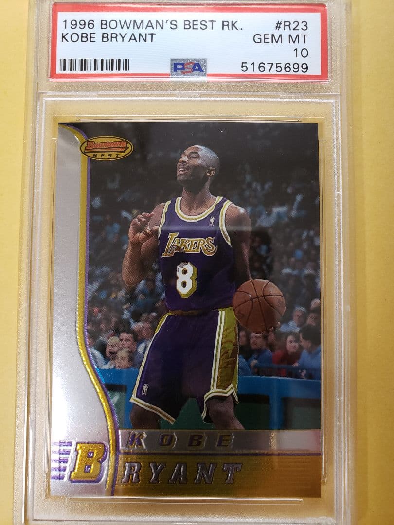 PSA10 コービーブライアント1996ボウマンズベスト ルーキー 色あせなし