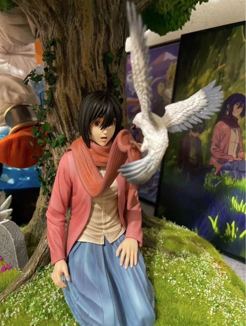 進撃の巨人 ミカサ・アッカーマン ガレージキット ガレキ スタチュー⑨