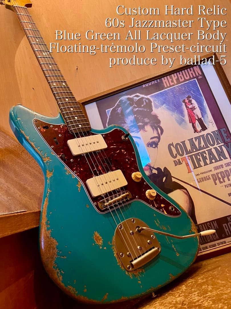 ハードレリック 60sジャズマスタータイプ/ホンマホ オールラッカーボディ
