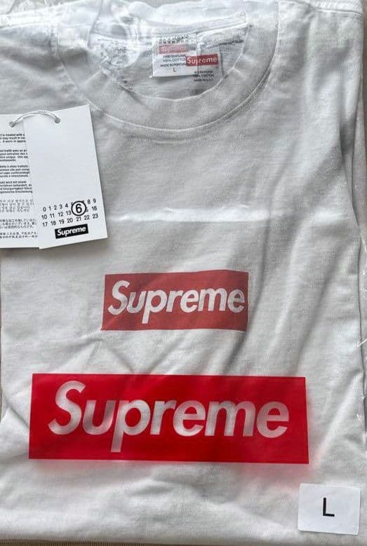 トップス supreme MM6 Maison Margiela Box Logo Tee