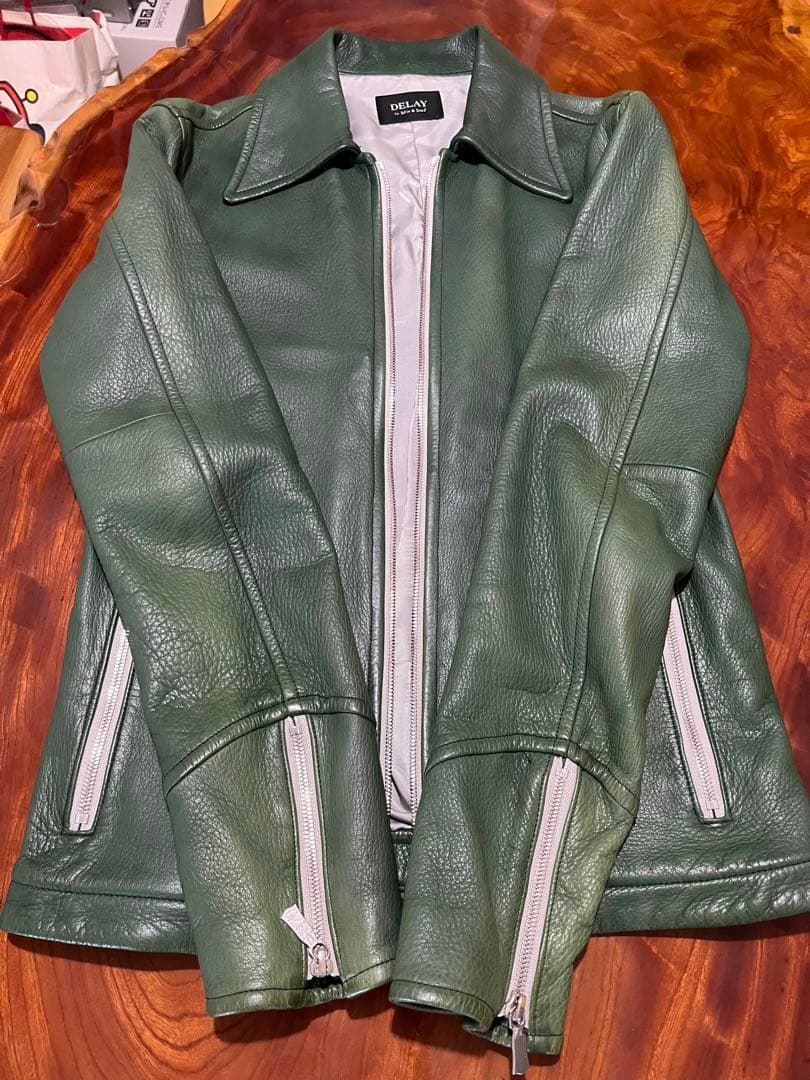 DELAYディレイ バイ ウィン アンド サンズ ディアスキン レザージャケット
