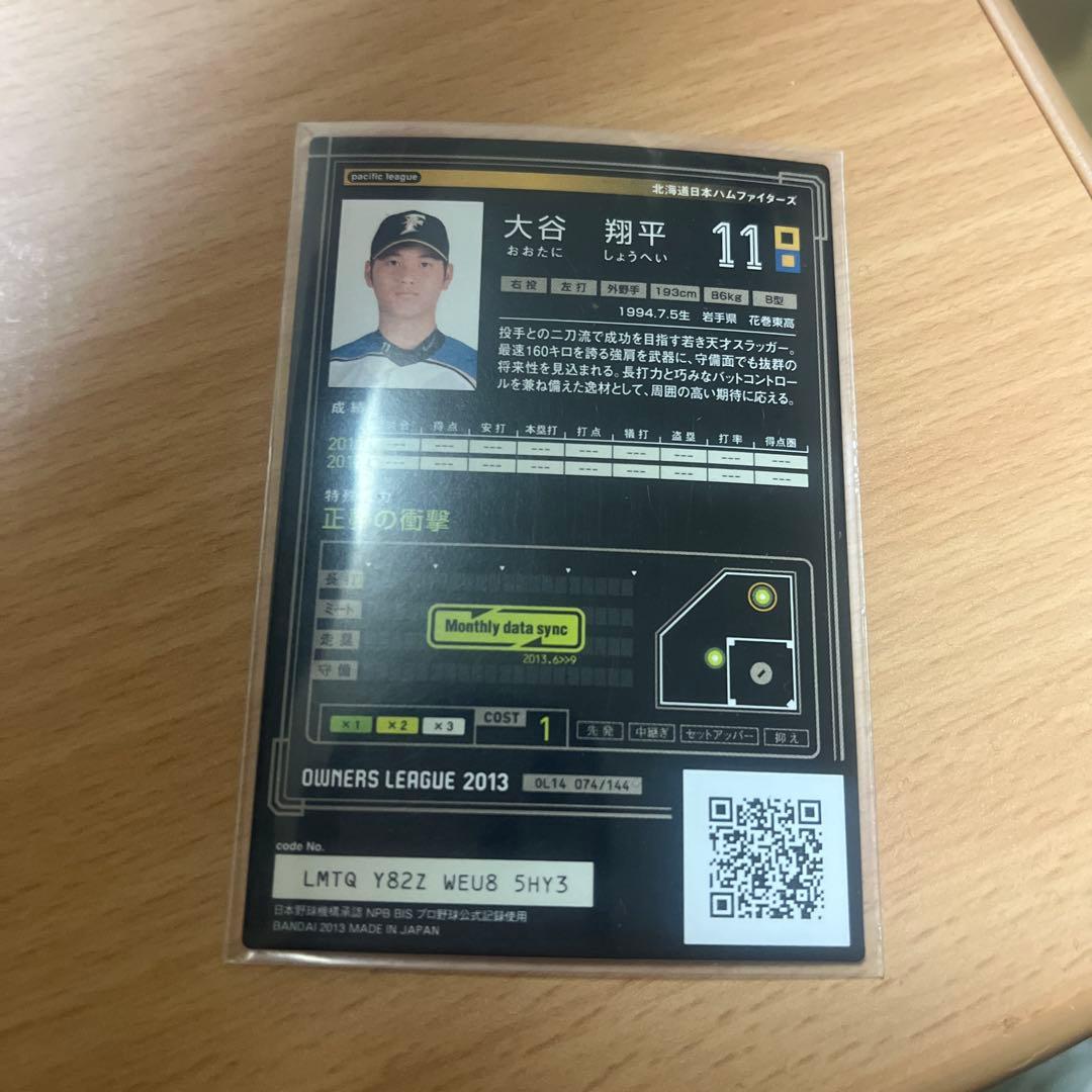 大谷翔平 オーナーズリーグ