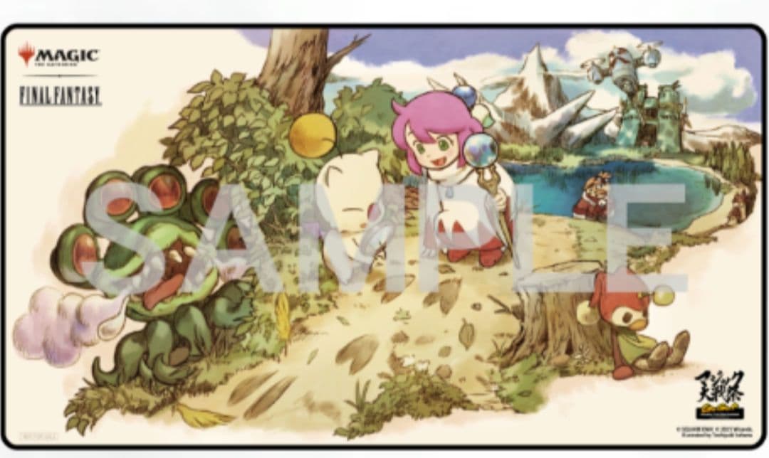 MTG プレイマット　モーグリ　手掛かり　FF