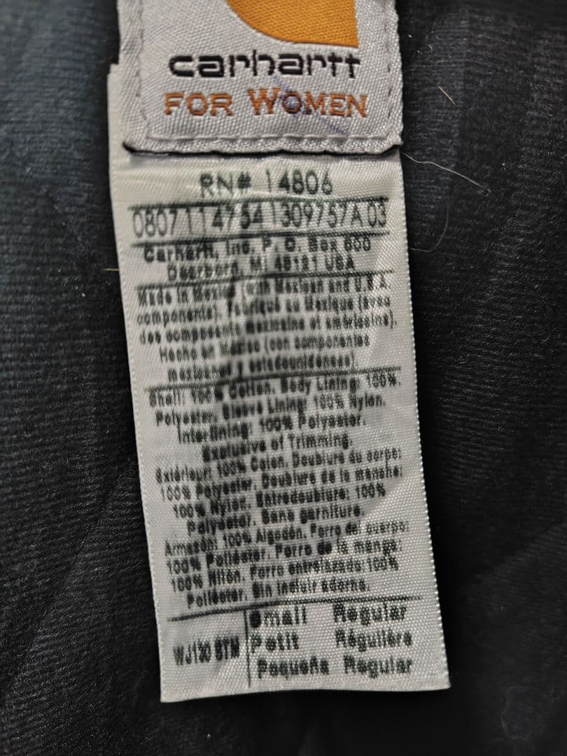 carhartt アクティブジャケット WJ130 STM