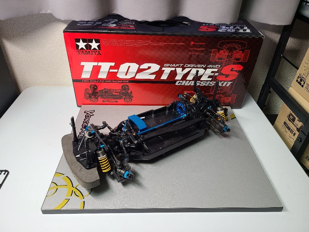 TAMIYA TT-02 TYPE-S 　オプション多数　タミチャレ　タミグラ