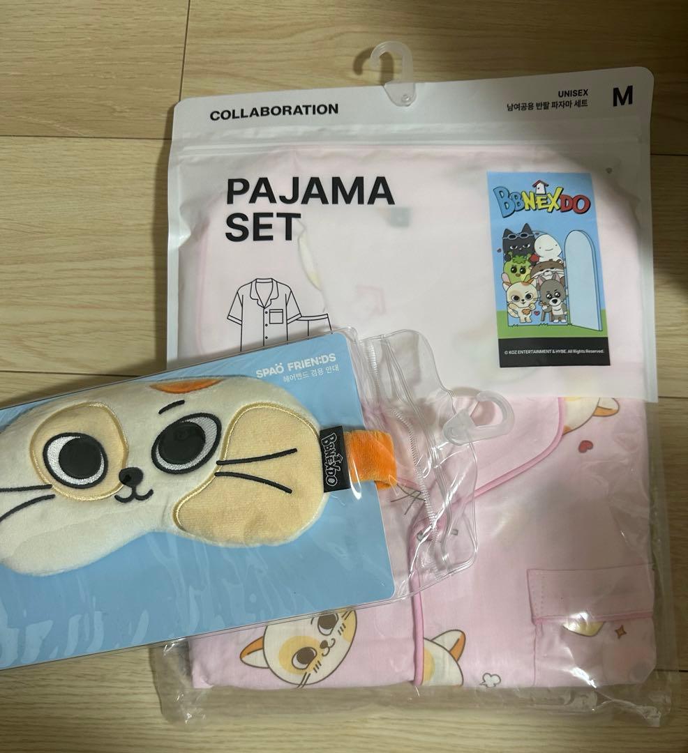 ソンホ　アイマスク　パジャマ　M韓国　BBNEXDO ボイネク