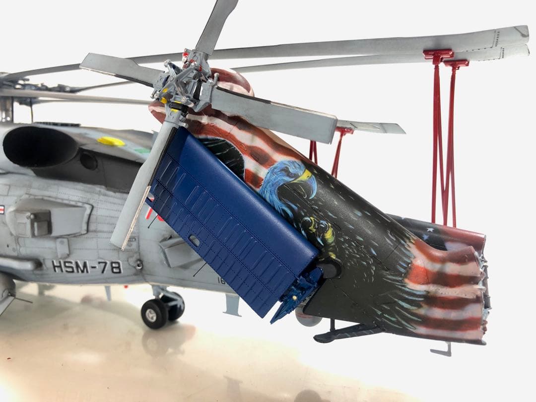 キティホークモデル1/35 MH-60R HSM-78 完成品　改造模型