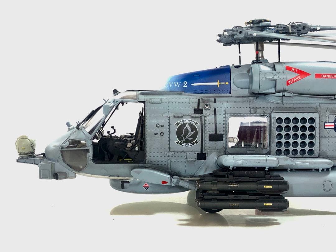キティホークモデル1/35 MH-60R HSM-78 完成品　改造模型