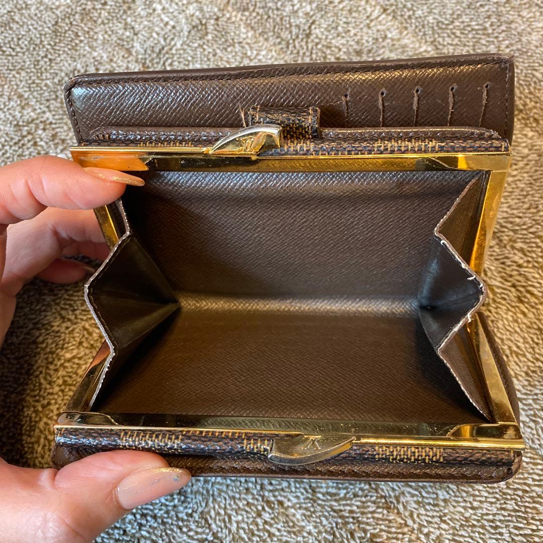 【大幅値下げ】【ルイヴィトン】ダミエ　二つ折財布