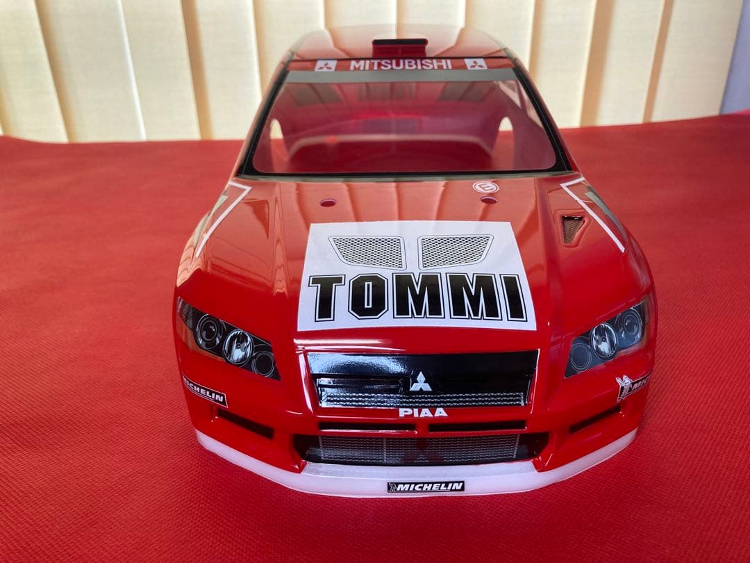 タミヤ　ラジコン　三菱　ランサーエボリューション7 WRC ボディ