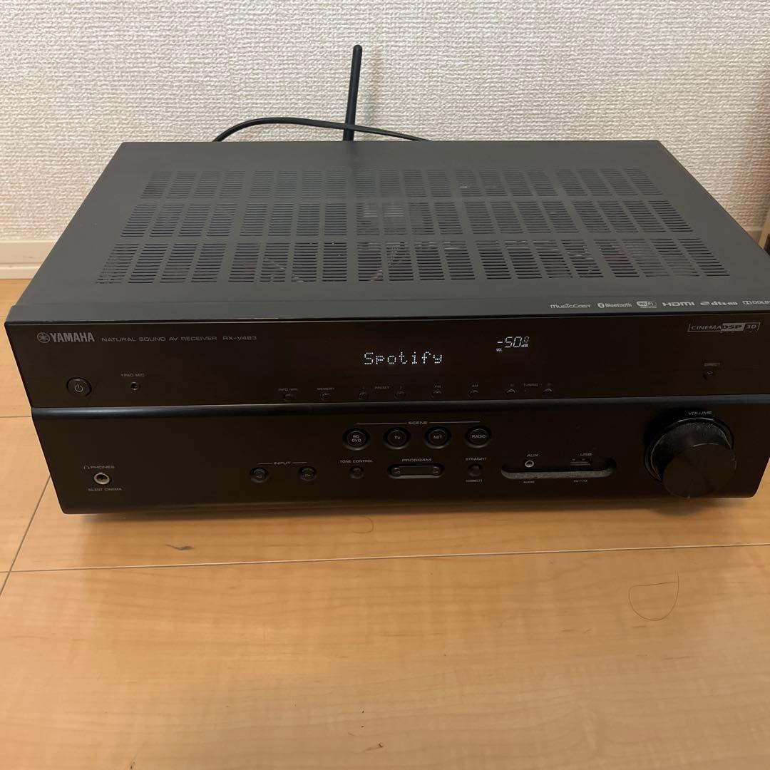 YAMAHA AVレシーバー　RX-v483（箱、付属品あり）