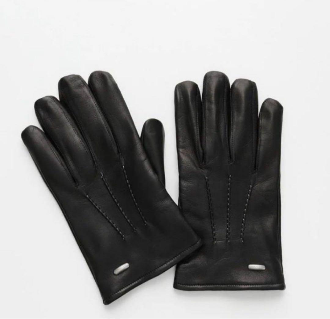 OUR LEGACY アワーレガシー 黒 レザー手袋 グローブ L