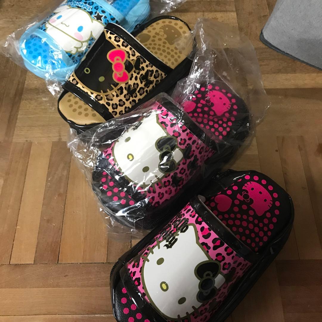 スリッパ　筆箱　キティ　シナモン　4個