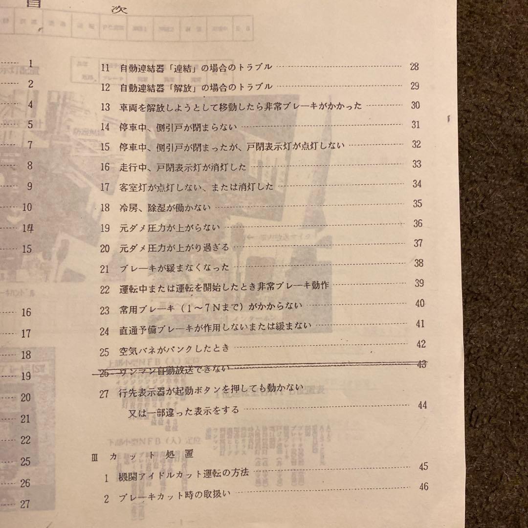 鉄道　100 110系　応急処置マニュアル