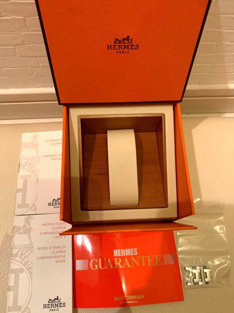 希少　HERMES エルメス  クリッパー　レディース　腕時計　シルバー