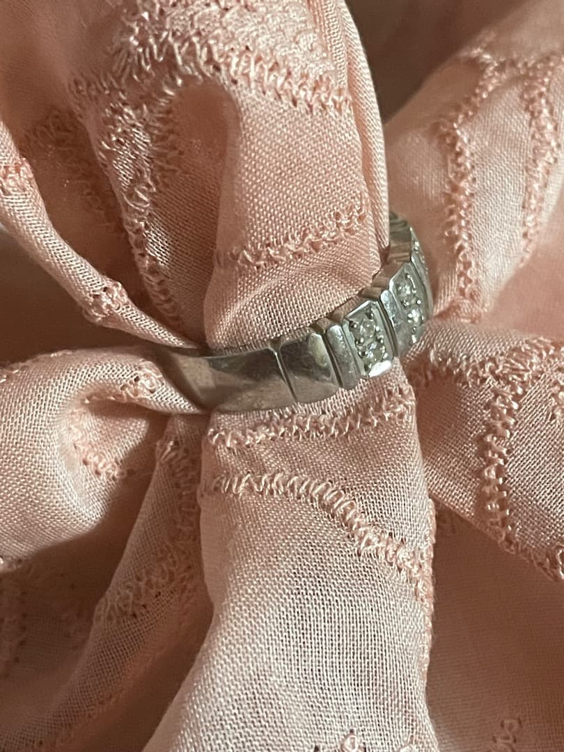 2点目から100円引きさん専用プラチナ900 ダイヤの指輪