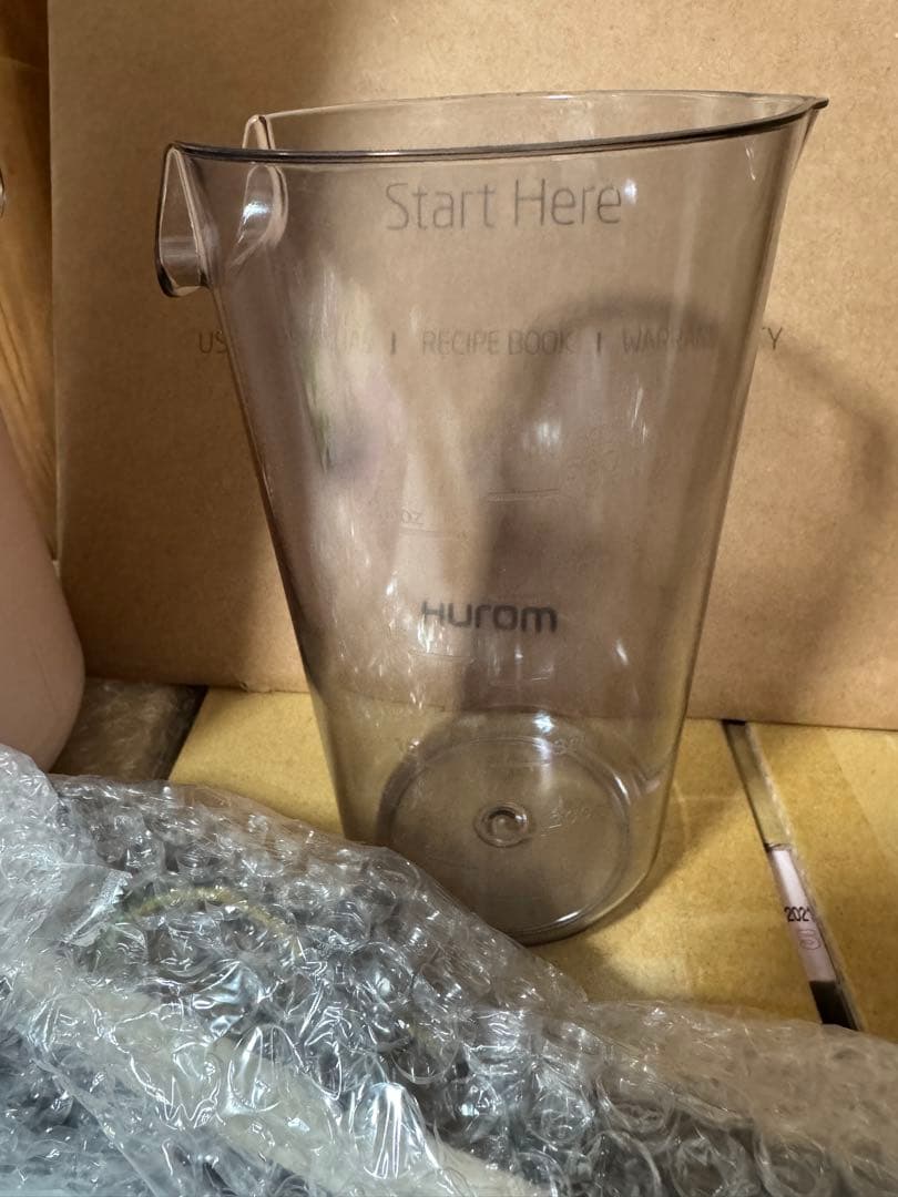 M03 HUROM ヒューロム ミキサー スロージューサ H310A ピンク