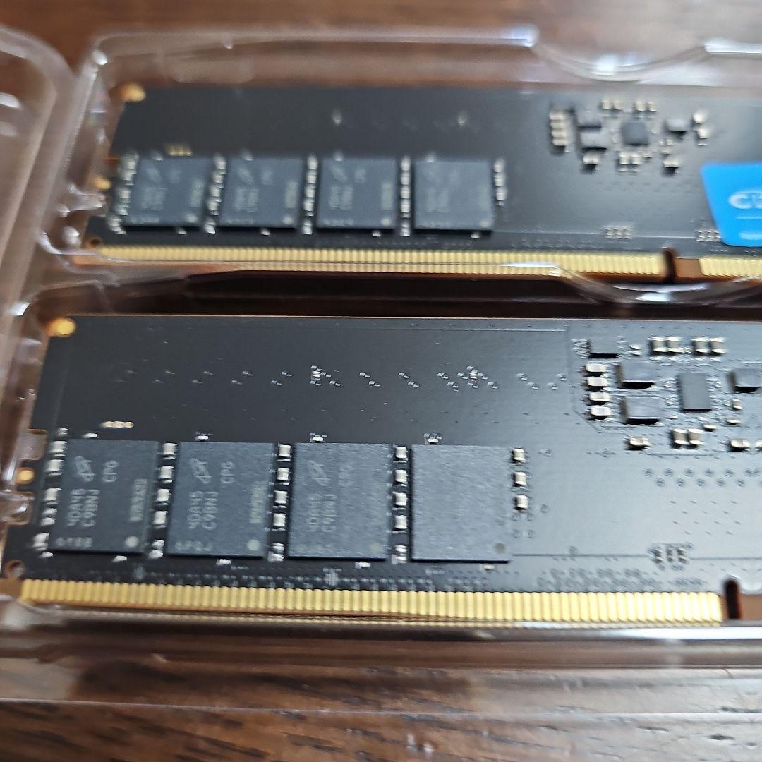 Crucial DDR5 W5U4800CM-32GS (16GB×2) 未使用