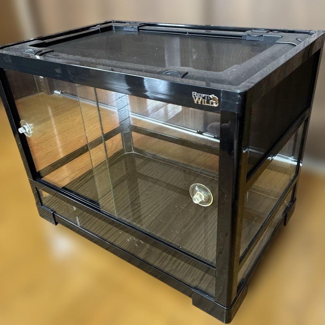 SANKO パンテオン BK4535 ガラスケース 黒　REPTI WILD