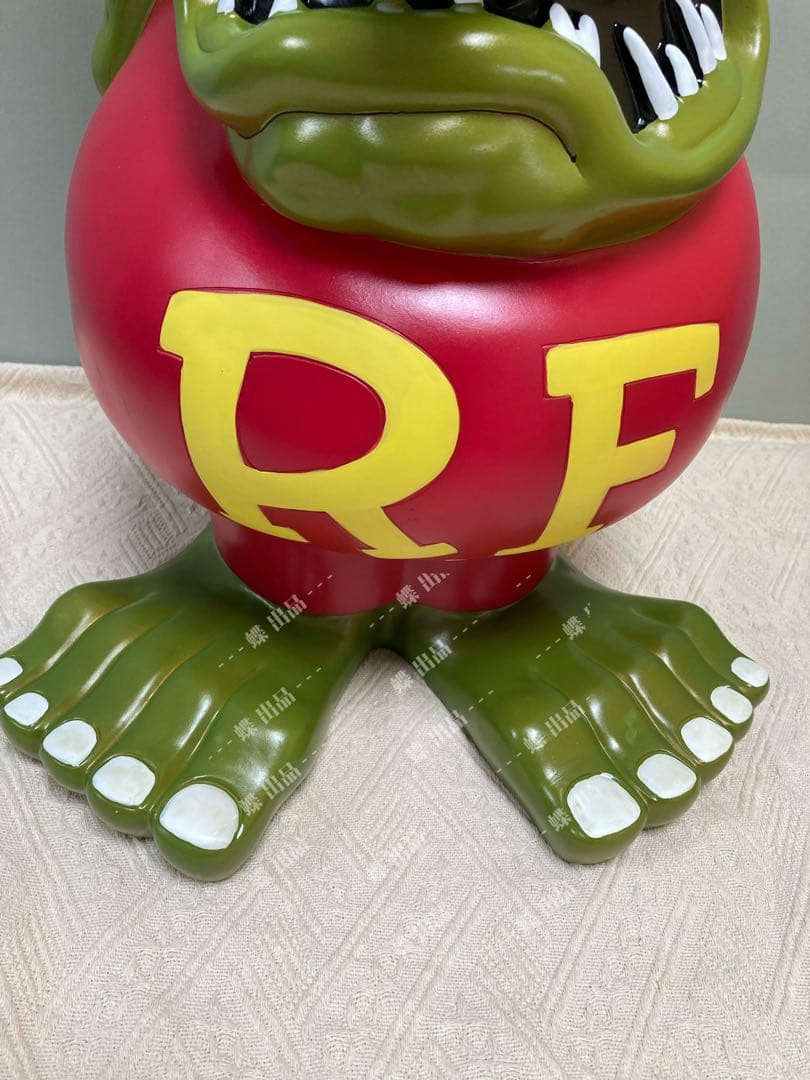 超特大60cm ラットフィンク貯金箱 フィギュア メタリックグリーン 限定カラー