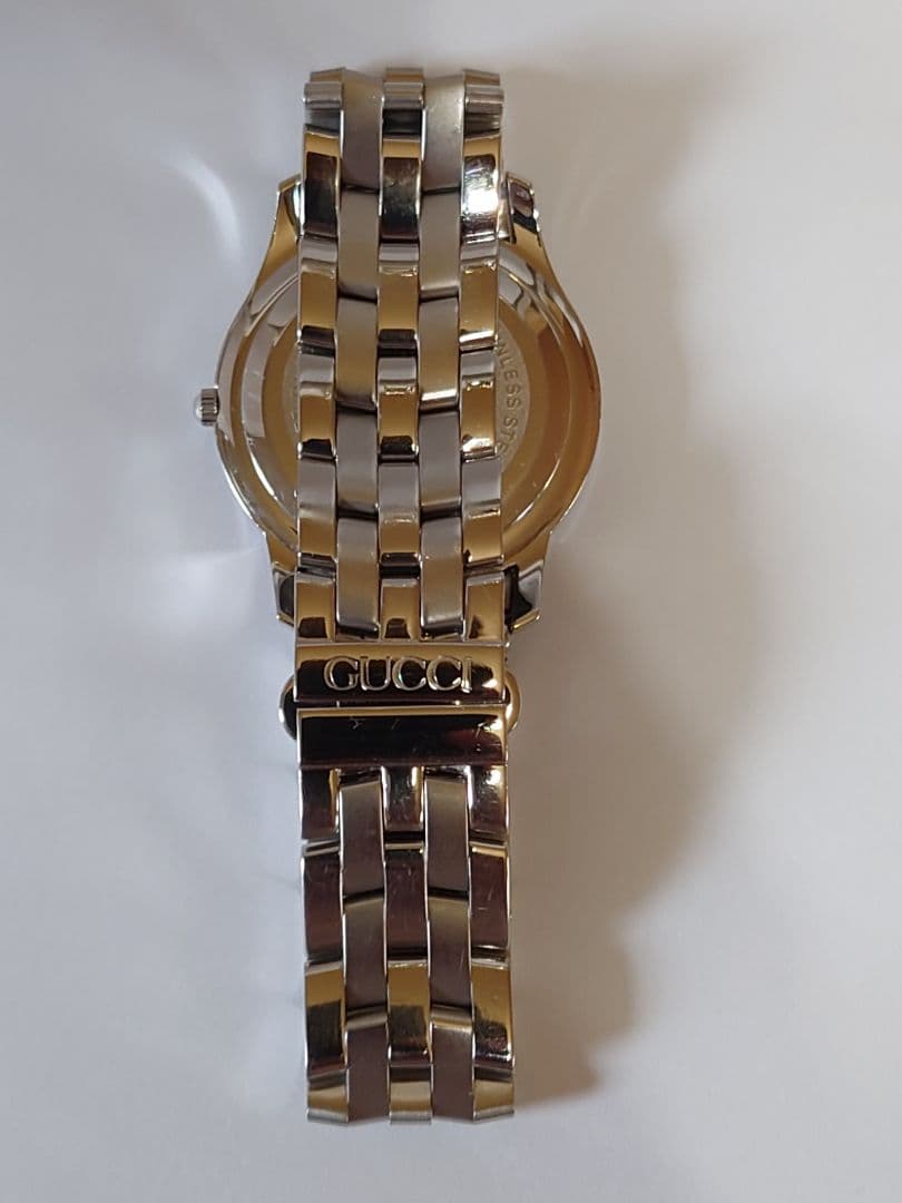 GUCCI ・5500M・クォーツ・メンズ・腕回り18.5cm・正確稼働中