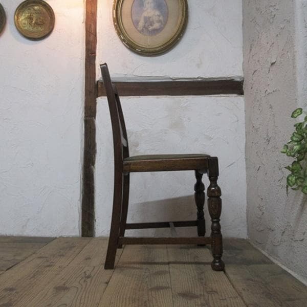 イギリス アンティーク 家具 ダイニングチェア 椅子 イス 英国 4016e