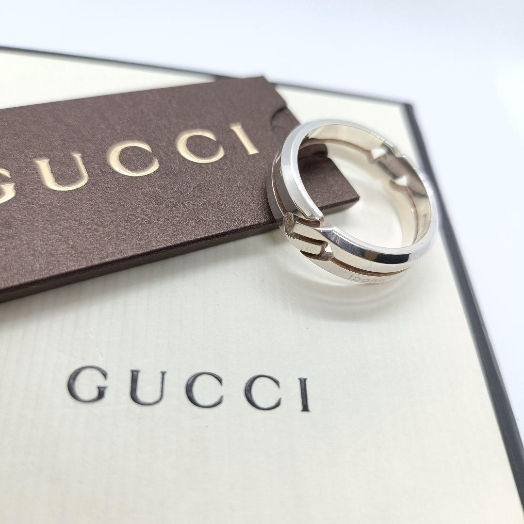達磨1228様　美品✨️　GUCCI リング　24.5号 インフィニティ　シルバ