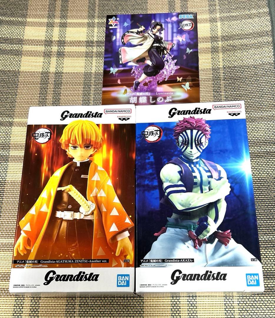 鬼滅の刃　胡蝶しのぶ　善逸　猗窩座　フィギュア　3点セット