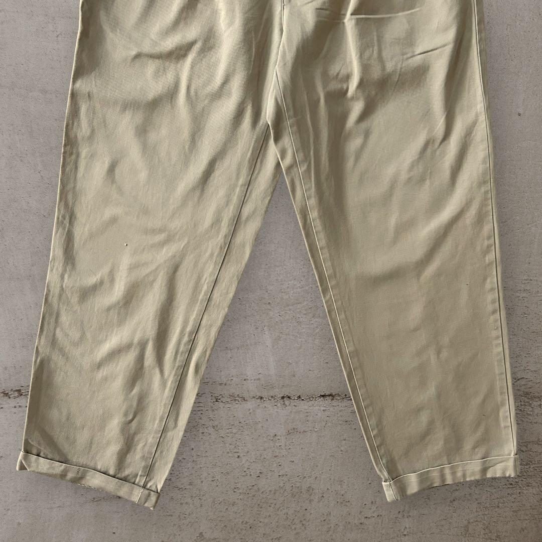 PoloRalphLaurenANDREW90sポロチノ2タックベージュW32