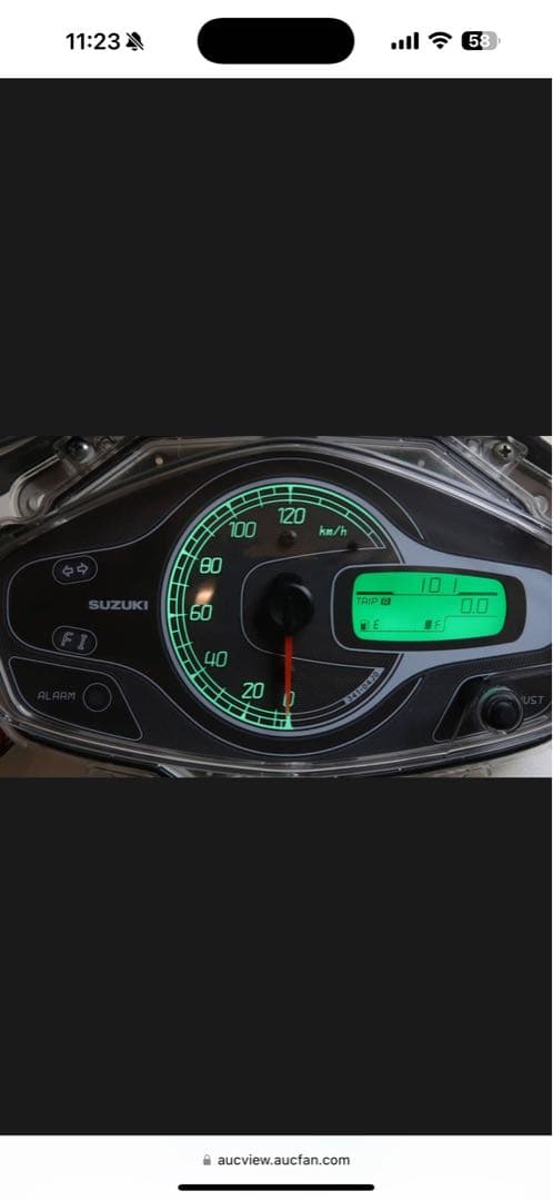 v125s メーター修理