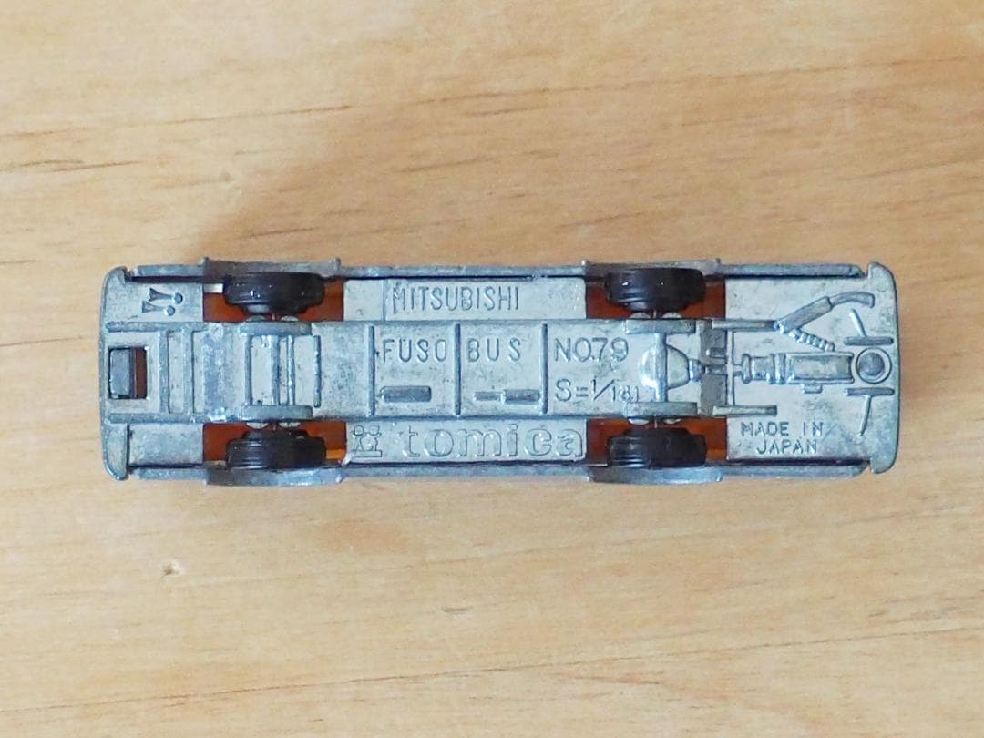 特注 非売品 日本製 トミカ★三菱ふそう ワンマンバス シルバー