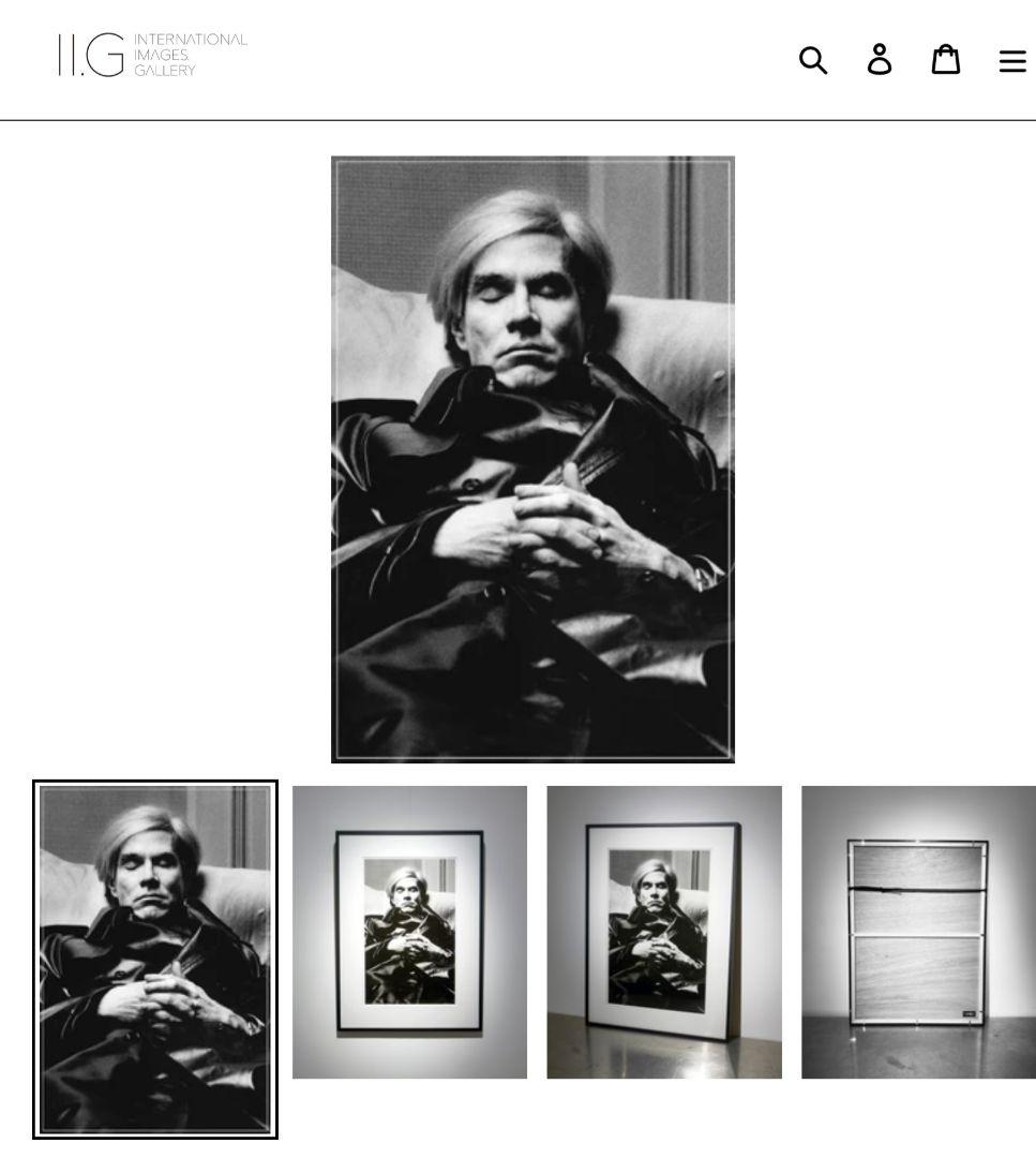 AndyWarholSleepingゼラチンプリントヘルムートニュートン2021