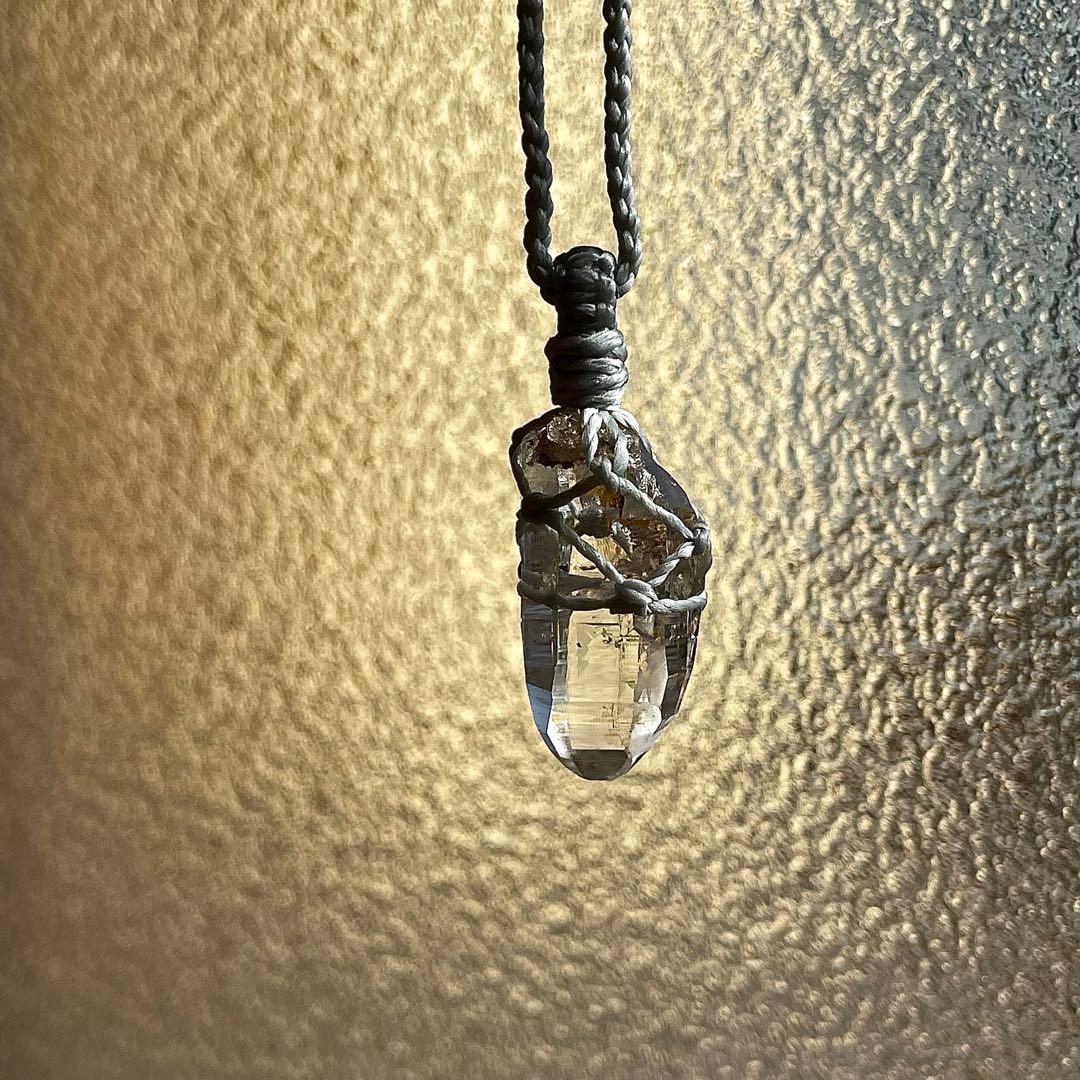 ヒマラヤ水晶 ガネッシュヒマール ＊ マクラメペンダント 29